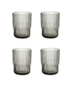 Nkuku Fali Tumbler - Smoke (Set Of 4)