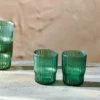 Nkuku Fali Tumbler - Teal (Set Of 4) Tableware