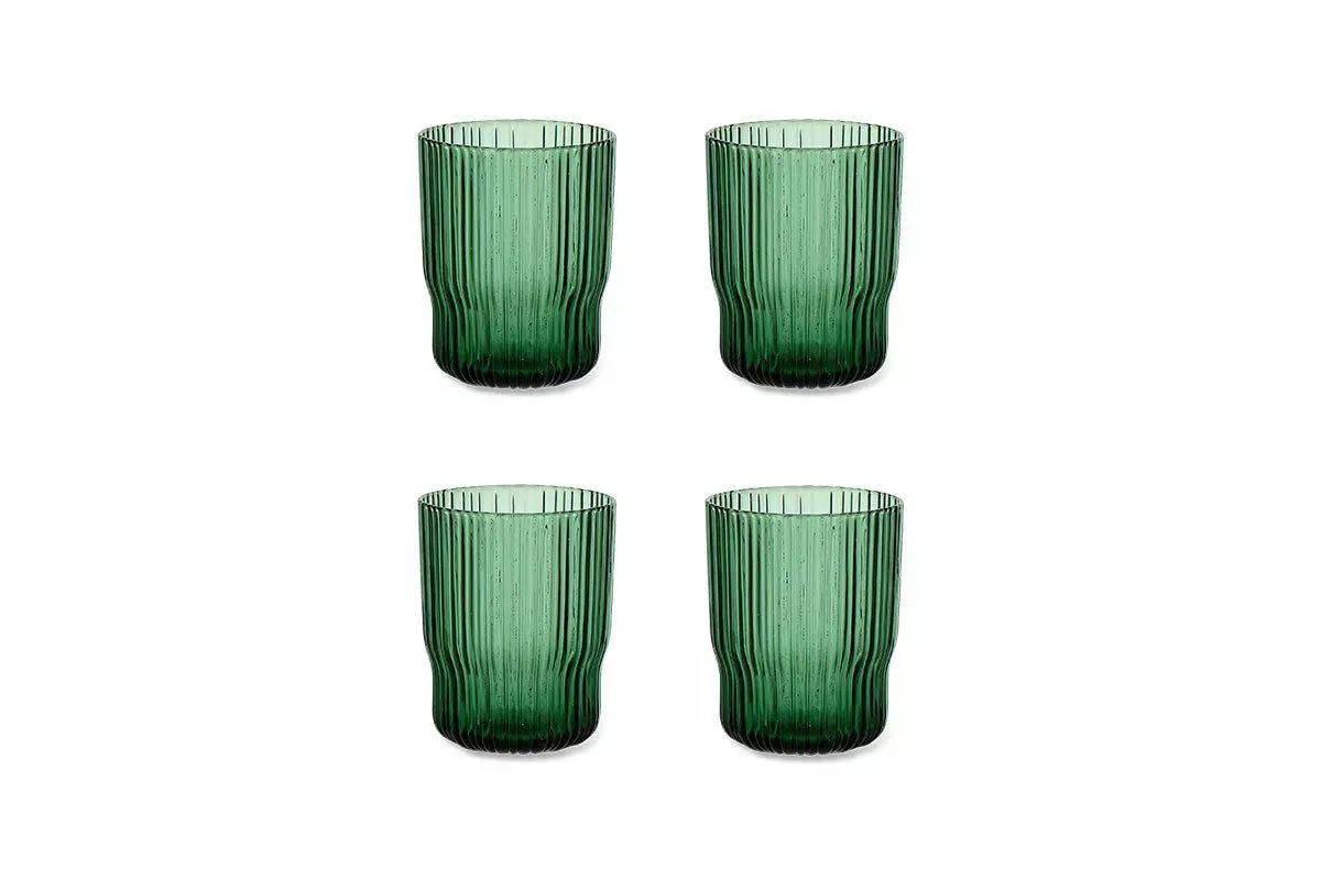 Nkuku Fali Tumbler - Teal (Set Of 4) Tableware 5 Nkuku Fali Tumbler - Teal (Set Of 4) Tableware