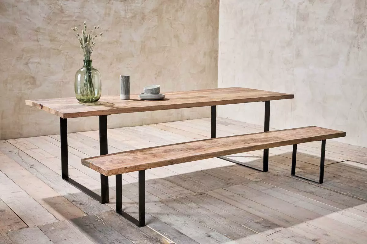 Nkuku Fia Dining Table - 220cm Kitchen & Dining Room 6 Nkuku Fia Dining Table - 220cm Kitchen & Dining Room