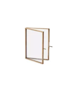 Nkuku Home Accessories Folded Danta Frame - Antique Brass