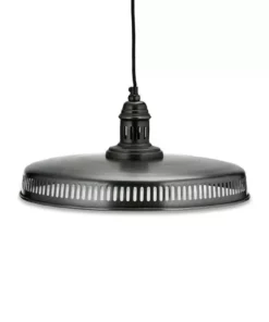 Nkuku Gabra Iron Flat Pendant - Large 10 Nkuku Gabra Iron Flat Pendant - Large