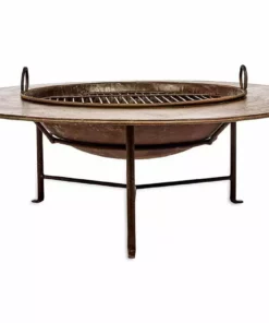 Nkuku Halali Kadai Fire Pit With Surround