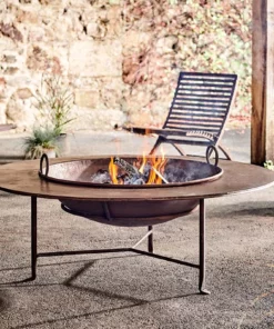 Nkuku Halali Kadai Fire Pit With Surround