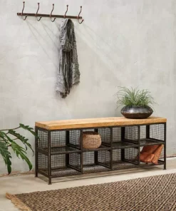 Nkuku Hasa Industrial Storage Bench