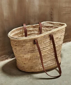 Nkuku Hasani Moroccan Shopper - Long Handles Soft Furnishings