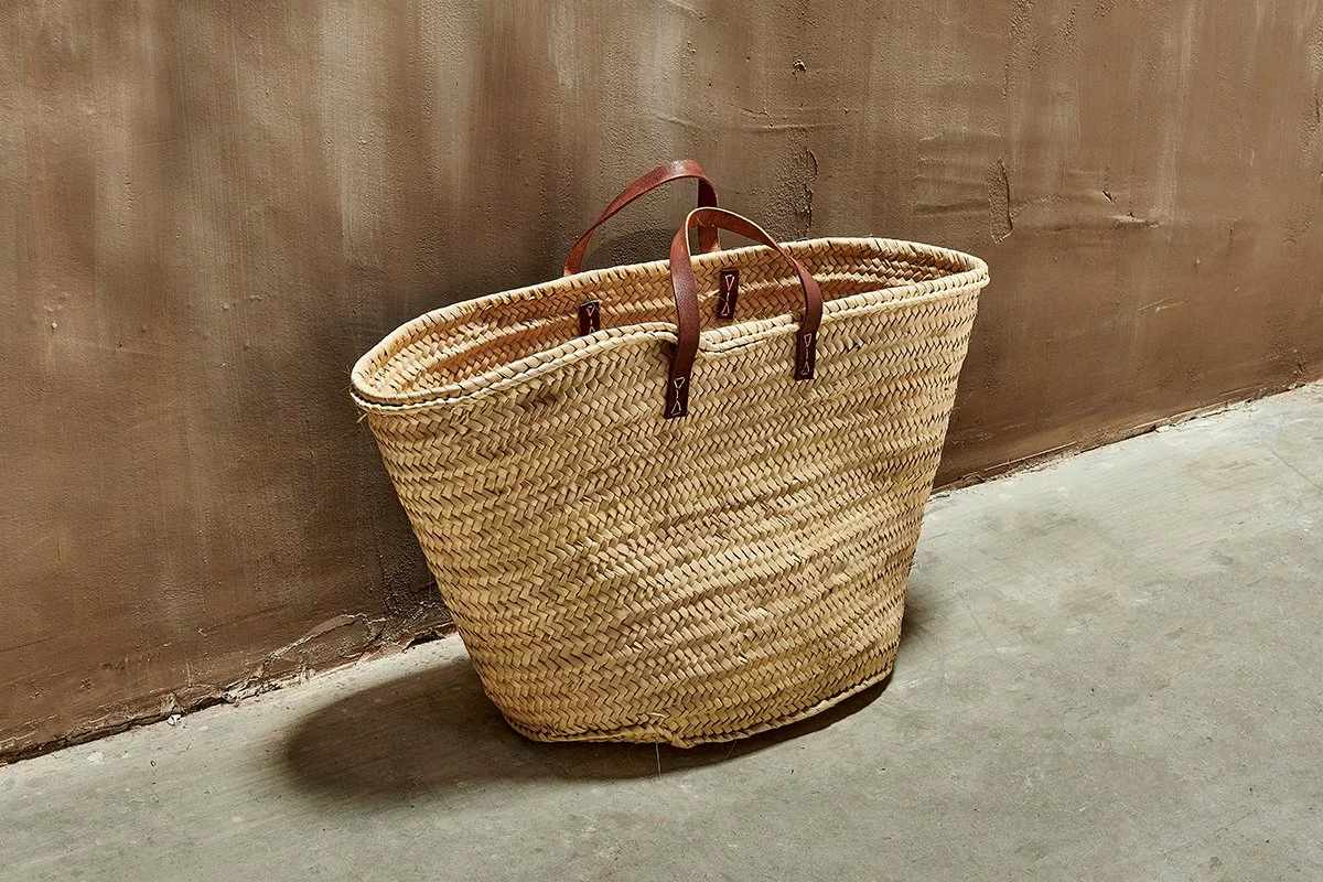 Nkuku Hasani Moroccan Shopper - Short Handles Soft Furnishings 3 Nkuku Hasani Moroccan Shopper - Short Handles Soft Furnishings