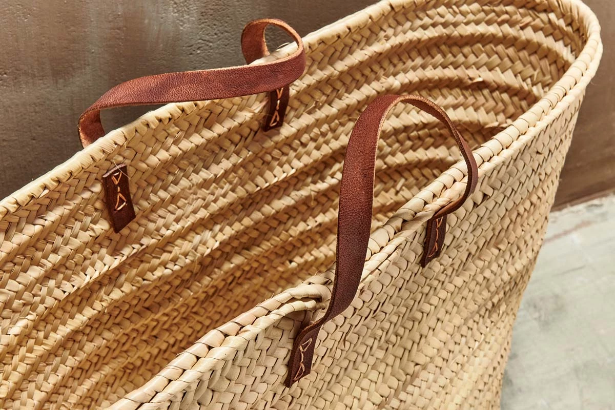 Nkuku Hasani Moroccan Shopper - Short Handles Soft Furnishings 5 Nkuku Hasani Moroccan Shopper - Short Handles Soft Furnishings