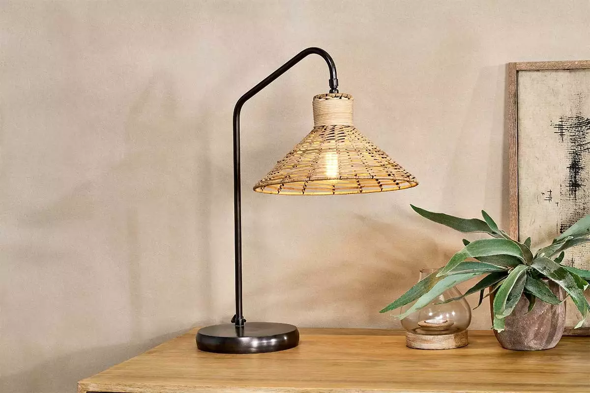 Nkuku New Arrivals Hathwa Rattan Desk Lamp 3 Nkuku New Arrivals Hathwa Rattan Desk Lamp