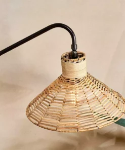 Nkuku New Arrivals Hathwa Rattan Desk Lamp