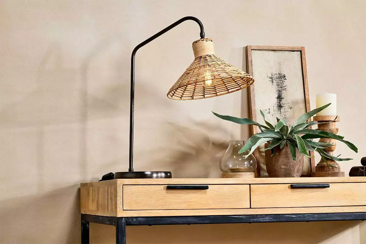 Nkuku New Arrivals Hathwa Rattan Desk Lamp 6 Nkuku New Arrivals Hathwa Rattan Desk Lamp
