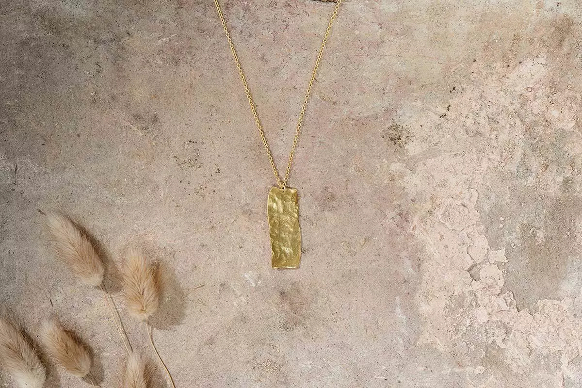 Nkuku Eco-Friendly Gifts Huron Hammered Necklace 3 Nkuku Eco-Friendly Gifts Huron Hammered Necklace