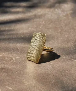 Nkuku Huron Hammered Ring Band Eco-Friendly Gifts