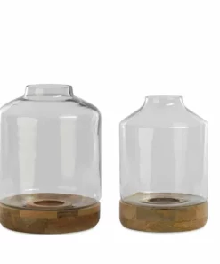 Nkuku Idha Hurricane Lantern - Tapered