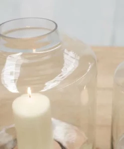 Nkuku Idha Hurricane Lantern - Tapered