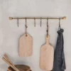 Nkuku Home Accessories Ikoma Hook Set - Antique Brass 1 Nkuku Home Accessories Ikoma Hook Set - Antique Brass