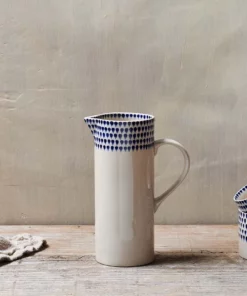 Nkuku Tableware Indigo Drop Jug