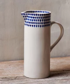 Nkuku Tableware Indigo Drop Jug