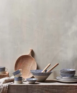 Nkuku Tableware Indigo Drop Jug