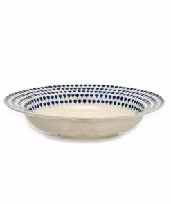 Nkuku Indigo Drop Pasta Bowl