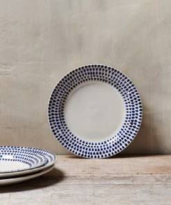 Nkuku Indigo Drop Plates