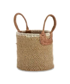 Nkuku Indra Coil Basket - Natural Soft Furnishings