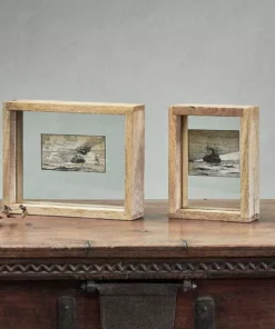 Nkuku Indu Standing Wooden Frame - Mango Wood Home Accessories