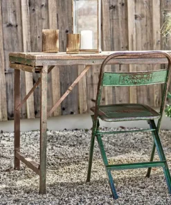 Nkuku Ishan Reclaimed Folding Dining & Coffee Table Living Room