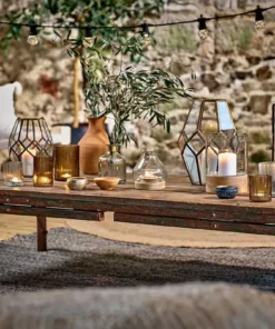 Nkuku Ishan Reclaimed Folding Dining & Coffee Table Living Room