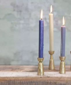Nkuku Jahi Brass Candlestick Home Accessories
