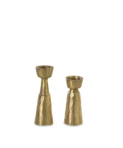 Nkuku Jahi Brass Candlestick Home Accessories