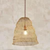 Nkuku Jatani Brass Wire Lampshade - Antique Brass Large