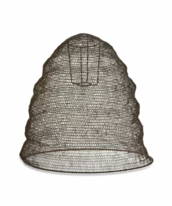 Nkuku Jatani Rust Wire Lampshade - Small Oval 13 Nkuku Jatani Rust Wire Lampshade - Small Oval