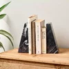 Nkuku Juda Marble Bookends