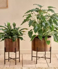 Nkuku Home Accessories Juoni Iron Planter