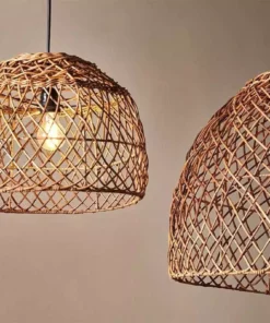 Nkuku Kaithur Rattan Dome Lampshade - Small New Arrivals