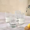 Nkuku New Arrivals Kaneti Bubble Tumbler - Clear - Large (Set Of 4)