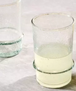 Nkuku New Arrivals Kaneti Bubble Tumbler - Clear - Large (Set Of 4)