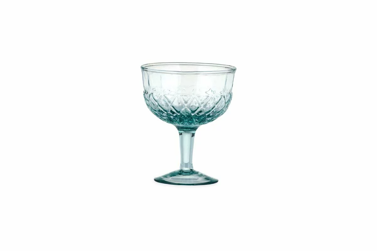 Nkuku Tableware Karala Champagne Glass - Clear (Set Of 4) 5 Nkuku Tableware Karala Champagne Glass - Clear (Set Of 4)