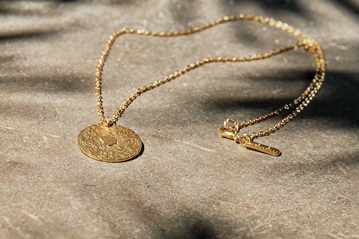 Nkuku Karnataka Disc Pendant Necklace Eco-Friendly Gifts 4 Nkuku Karnataka Disc Pendant Necklace Eco-Friendly Gifts