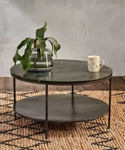 Nkuku Karoko Marble Coffee Table Living Room
