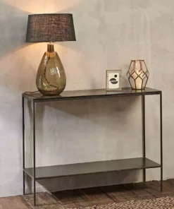 Nkuku Karoko Marble Console Table Living Room