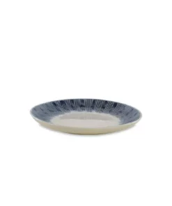 Nkuku Karuma Ceramic Plate - Blue & White