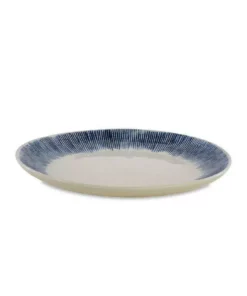 Nkuku Karuma Ceramic Plate - Blue & White