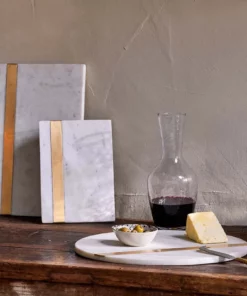 Nkuku Kasa Round Marble Board Serveware