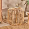 Nkuku New Arrivals Kedarpur Rattan Side Table 2 Nkuku New Arrivals Kedarpur Rattan Side Table