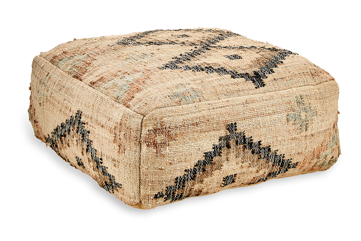 Nkuku Kesu Kilim Pouf - Large New Arrivals 6 Nkuku Kesu Kilim Pouf - Large New Arrivals
