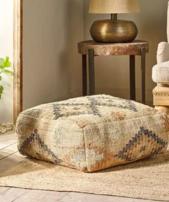 Nkuku Kesu Kilim Pouf - Large New Arrivals 11 Nkuku Kesu Kilim Pouf - Large New Arrivals
