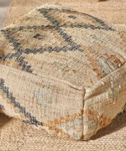 Nkuku New Arrivals Kesu Kilim Pouf - Small