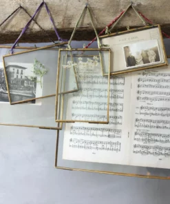 Nkuku Home Accessories Kiko Brass Photo Frames